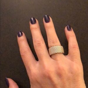 Authentic Tiffany Mesh Ring (Sz. 3 1/2)